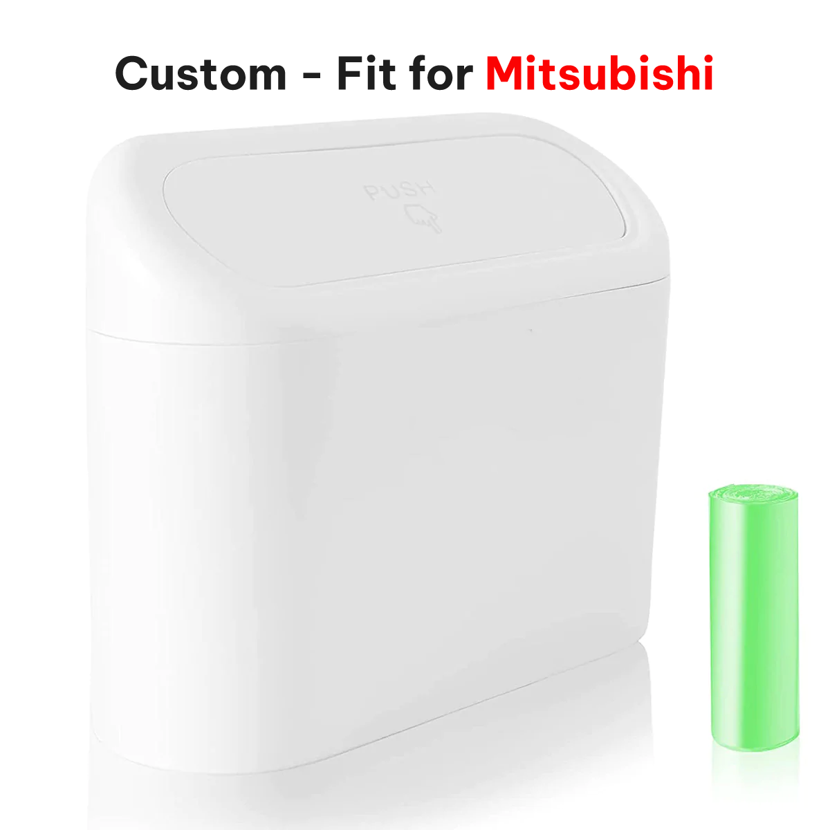 Car Trash Can, Custom For Your Cars, Mini Car Accessories with Lid and Trash Bag, Cute Car Organizer Bin, Small Garbage Can for Storage and Organization, Car Accessories MT11996