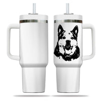 Thumbnail for Custom Pet Photo Tumbler 40oz With Handle, Dog Photo Tumbler, Puppies Tumbler with Straw, Dog Lover Tumbler, Favorite Pet Tumbler, Stainless Steel Tumbler, Insulated Tumbler, Pet Photo Gift with Custom Pet Image 08