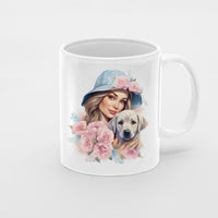 Thumbnail for Custom Dog Mom Mug, Cute Mom and Labrador Retriever Love Ceramic Mug, Dog Owner Gift, Dog Lover Mug, Gift For Dog Mom, Gift For Dog Owner, Dog Coffee Mugs, Dog Mom Coffee Mug, Mother's Day Gift