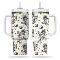 Thumbnail for Cute Cat Tumbler 40oz With Handle, Cat Pattern 40oz Tumbler, Cat Lover Tumbler 40oz, Stainless Steel Tumbler, Insulated Tumbler 23