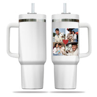 Thumbnail for Custom Pet Photo Tumbler 40oz With Handle, Dog Photo Tumbler, Puppies Tumbler with Straw, Dog Lover Tumbler, Favorite Pet Tumbler, Stainless Steel Tumbler, Insulated Tumbler, Pet Photo Gift with Custom Pet Image 10