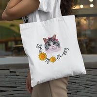 Thumbnail for Custom EMBROIDERED Pet Portrait Canvas Tote, Custom Dog Tote, Dog Bag, Pet Face Gift, Dog Mom Gift, Dog Embroidery, Dog Mom Tote Bag 42