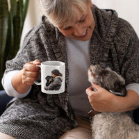 Thumbnail for Custom Dog Mom Mug, Cute Mom and Rottweiler Love Ceramic Mug, Best Friends Girl With Dog, Dog Owner Gift, Dog Lover Mug, Gift For Dog Mom, Gift For Dog Owner, Dog Coffee Mugs, Dog Mom Coffee Mug, Mother's Day Gift