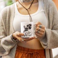 Thumbnail for Custom Dog Mom Mug, Cute Mom and French Bulldog Love Ceramic Mug, Best Friends Girl With Dog, Dog Owner Gift, Dog Lover Mug, Gift For Dog Mom, Gift For Dog Owner, Dog Coffee Mugs, Dog Mom Coffee Mug, Mother's Day Gift