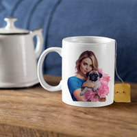 Thumbnail for Custom Dog Mom Mug, Cute Mom and Pug Love Ceramic Mug, Dog Owner Gift, Dog Lover Mug, Gift For Dog Mom, Gift For Dog Owner, Dog Coffee Mugs, Dog Mom Coffee Mug, Mother's Day Gift