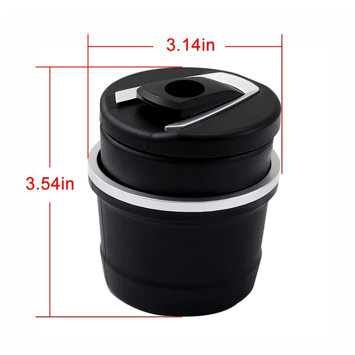 Ashtray with Led Lights Cover, Custom fit for Cars, Ashtray Creative Personality Car Interior Covered Multifunction Supplies