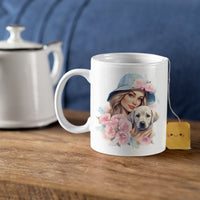 Thumbnail for Custom Dog Mom Mug, Cute Mom and Labrador Retriever Love Ceramic Mug, Dog Owner Gift, Dog Lover Mug, Gift For Dog Mom, Gift For Dog Owner, Dog Coffee Mugs, Dog Mom Coffee Mug, Mother's Day Gift