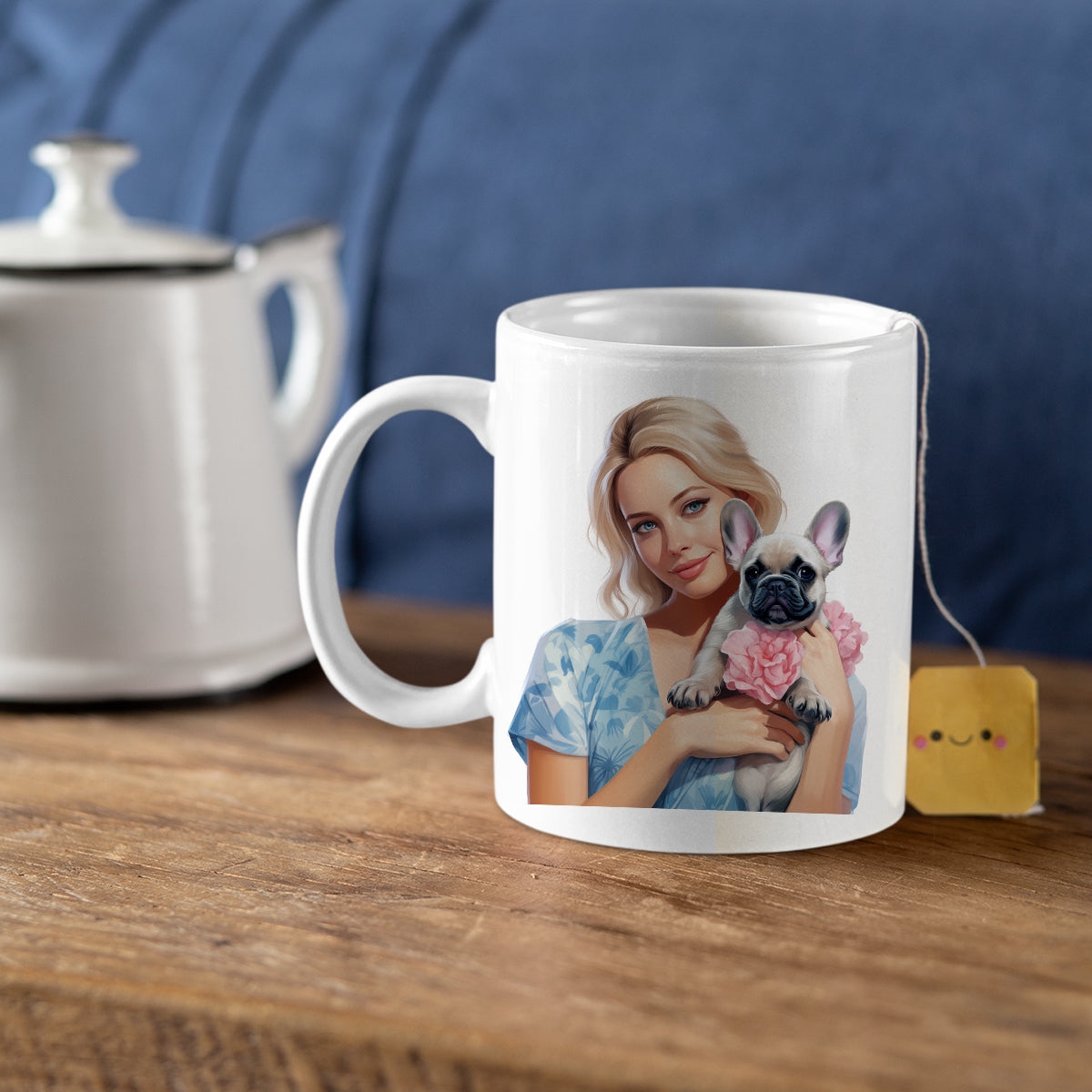 Custom Dog Mom Mug, Cute Mom and French Bulldog Love Ceramic Mug, Dog Owner Gift, Dog Lover Mug, Gift For Dog Mom, Gift For Dog Owner, Dog Coffee Mugs, Dog Mom Coffee Mug, Mother's Day Gift