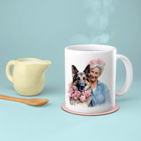 Thumbnail for Custom Dog Mom Mug, Grandma and German Shepherd Love Ceramic Mug, Dog Owner Gift, Dog Lover Mug, Gift For Dog Mom, Gift For Dog Owner, Dog Coffee Mugs, Dog Grandma Coffee Mug, Mother's Day Gift