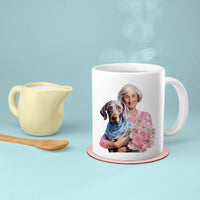 Thumbnail for Custom Dog Mom Mug, Grandma and German Shorthaired Pointer Love Ceramic Mug, Dog Owner Gift, Dog Lover Mug, Gift For Dog Mom, Gift For Dog Owner, Dog Coffee Mugs, Dog Grandma Coffee Mug, Mother's Day Gift