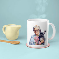 Thumbnail for Custom Dog Mom Mug, Grandma and French Bulldog Love Ceramic Mug, Dog Owner Gift, Dog Lover Mug, Gift For Dog Mom, Gift For Dog Owner, Dog Coffee Mugs, Dog Grandma Coffee Mug, Mother's Day Gift