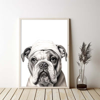 Thumbnail for Bulldog With Toilet Paper Canvas Art, Bulldog With Toilet Paper, Funny Dog Art, Bathroom Wall Decor, Home Decor, Bathroom Wall Art, Dog Wall Decor, Animal Decor, Pet Gift