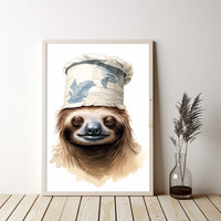 Thumbnail for Sloth 01 With Toilet Paper Canvas Art, Sloth With Toilet Paper, Funny Sloth Art, Bathroom Wall Decor, Home Decor, Bathroom Wall Art, Animal Wall Decor, Animal Decor, Animal Gift