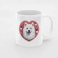 Thumbnail for Custom Valentine's Day Dog Mug, Personalized Valentine's Day Gift for Dog Lover, Cute Samoyed Love Ceramic Mug, Dog Coffee Mugs, Personalized Pet Mugs, Cute Valentine Puppy Heart Ceramic Mug, Valentines Gift