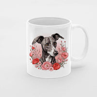 Thumbnail for Custom Valentine's Day Dog Mug, Personalized Valentine's Day Gift for Dog Lover, Cute Greyhound Love Ceramic Mug, Dog Coffee Mugs, Personalized Pet Mugs, Cute Valentine Puppy Heart Ceramic Mug, Valentines Gift