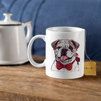 Thumbnail for Custom Valentine's Day Dog Mug, Personalized Valentine's Day Gift for Dog Lover, Cute Bulldog Love Ceramic Mug, Dog Coffee Mugs, Personalized Pet Mugs, Cute Valentine Puppy Heart Ceramic Mug, Valentines Gift