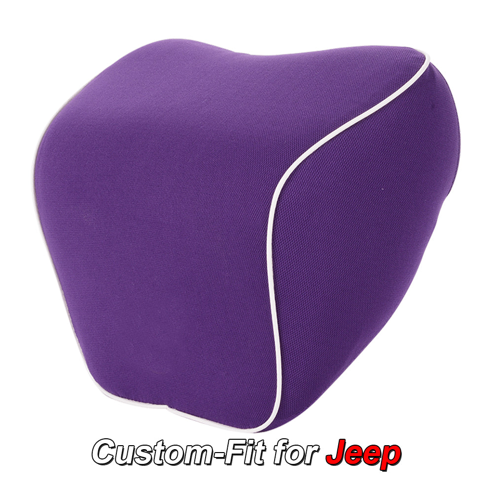 Lumbar Support Cushion for Car and Headrest Neck Pillow Kit, Custom For Your Cars, Ergonomically Design for Car Seat, Car Accessories JE13983