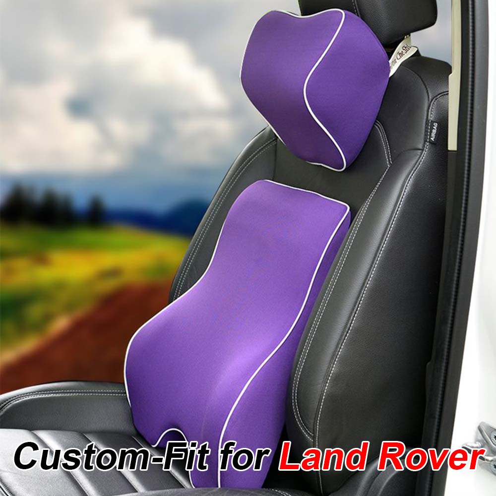 Lumbar Support Cushion for Car and Headrest Neck Pillow Kit, Custom For Your Cars, Ergonomically Design for Car Seat, Car Accessories LR13983