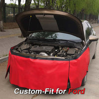 Thumbnail for 3-Piece Automotive Magnetic Fender Cover, Custom-fit for Car, 25 Strong Magnets, Microfiber Leather Car Fender Protector Mats