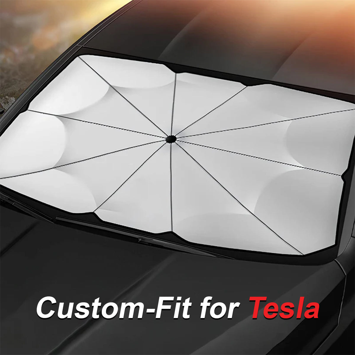 Custom-Fit for Car Windshield Sun Shade, Foldable Windshield Sunshade Sun and UV Protection, Car Sun Shade