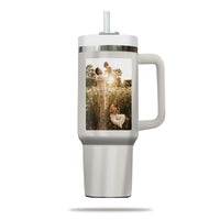 Thumbnail for Custom 40oz Tumbler with Photo, Family Photo Tumbler 40oz With Handle, Personalized Photo Gift, Gift for Mother, Gift for Grandma, Stainless Steel Tumbler, Insulated Tumbler 01