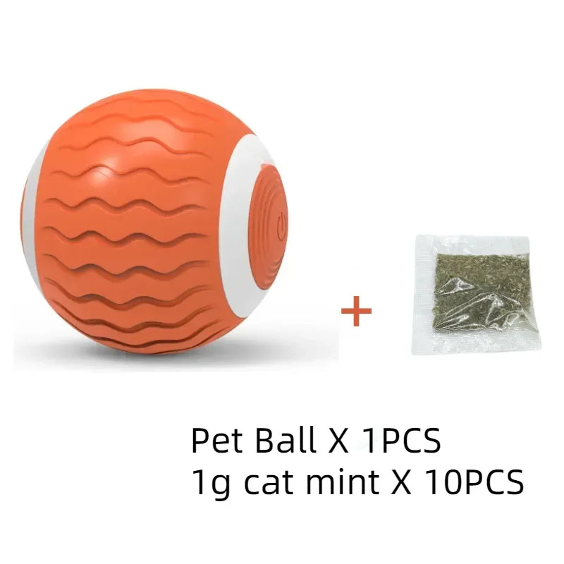 Interactive Pet Ball Peppy Pet Ball Cat Toys Automatic Rolling Ball Automatic Moving Bouncing Rotating Ball Pet Ball Toys for Pet Dog Cat, Puppy Toys, Gift For Pet 42