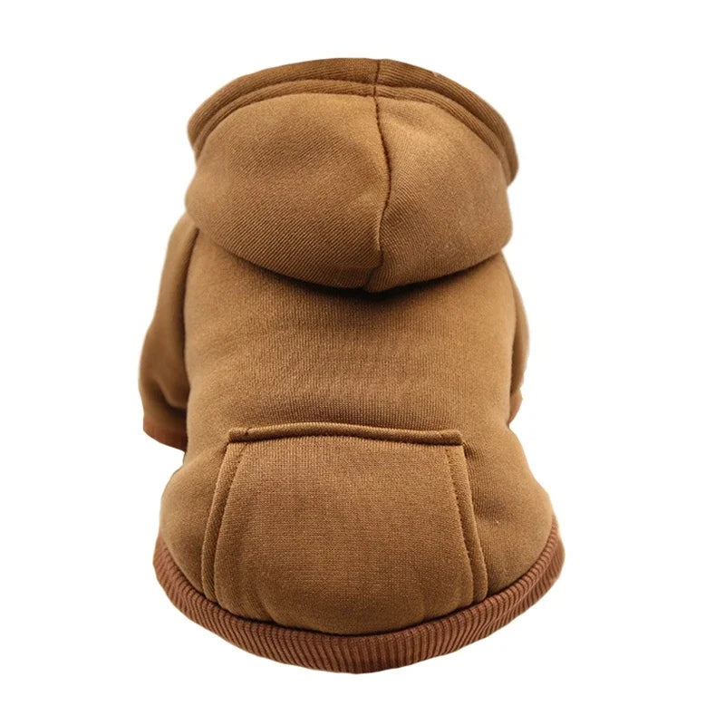 Soft Dog Winter Hooded Sweatshirt Pet Coat Puppy Jacket for Small Medium Dogs French Bulldog Coat Chihuahua Yorkie Pet Costume, Gift For Pet 62