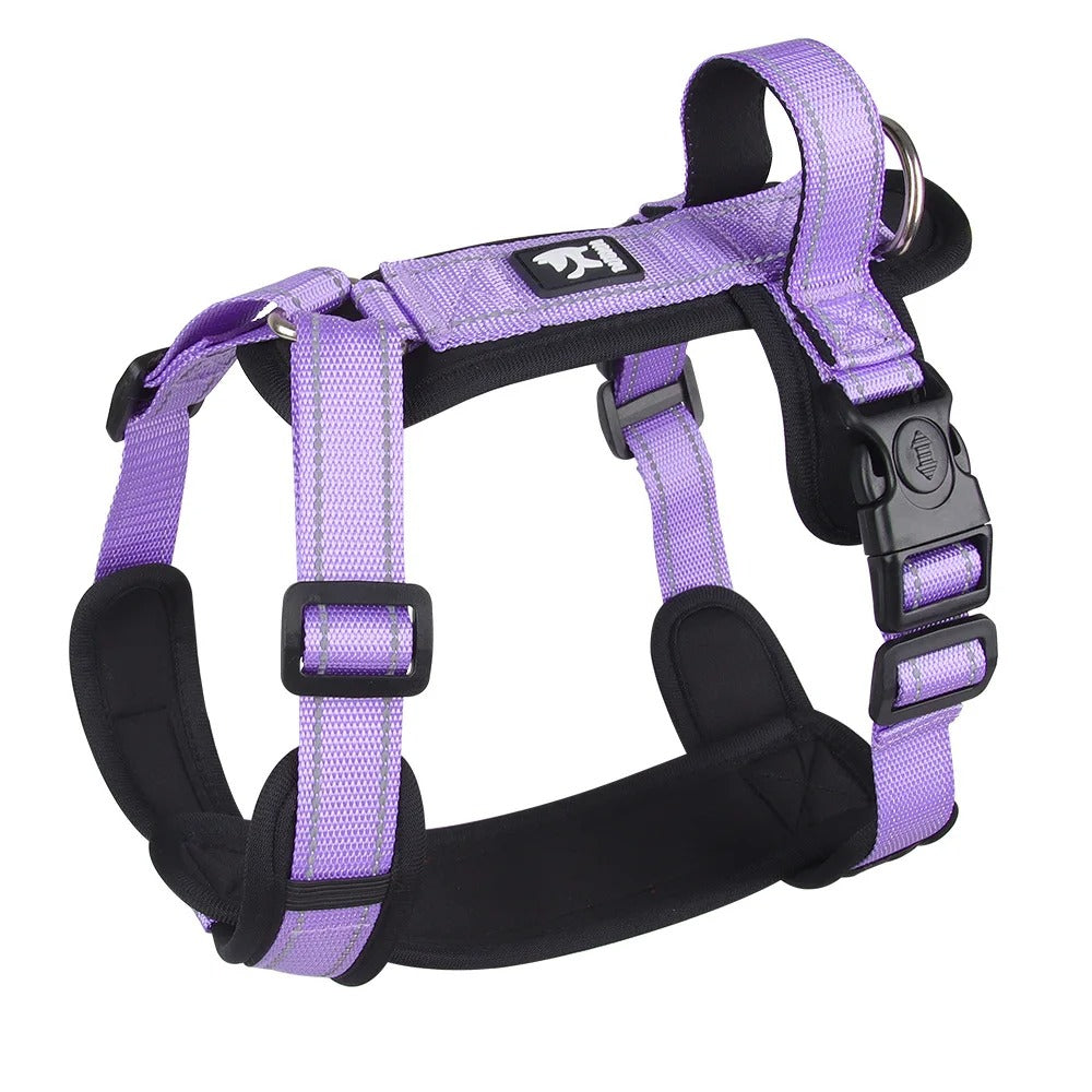 Pet Harness No Pull Nylon Reflective Dog, Dog Harness, No-Pull Dog Harness, Quick-Fit Padded Dog Harness, Posh Pets Reflective Puppy Harness 175