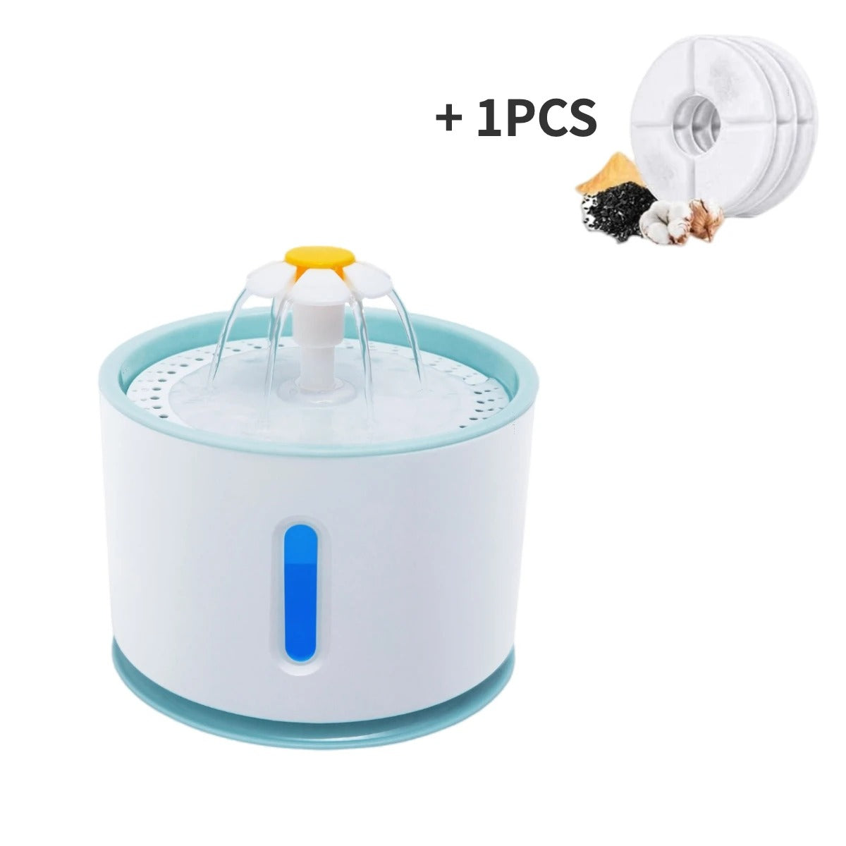 Pet Water Automatic Fountain Dispenser with Smart Pump for Cats, Dogs, Multiple Pets - 2.4L 117