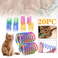 Thumbnail for 20 Pcs Interactive Cat Toys Springs, Kitten Toys, Spiral Cat Toys 49