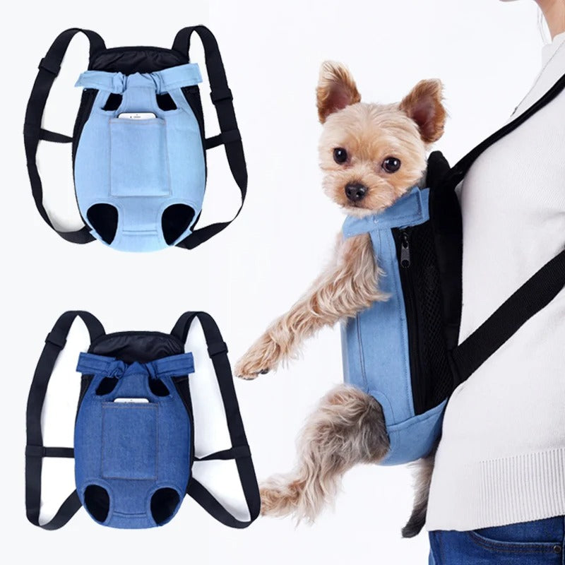 2 Pcs Dog Backpack, Puppy Sling, Cat Carrier, Cat Backpack, Pet travel 25