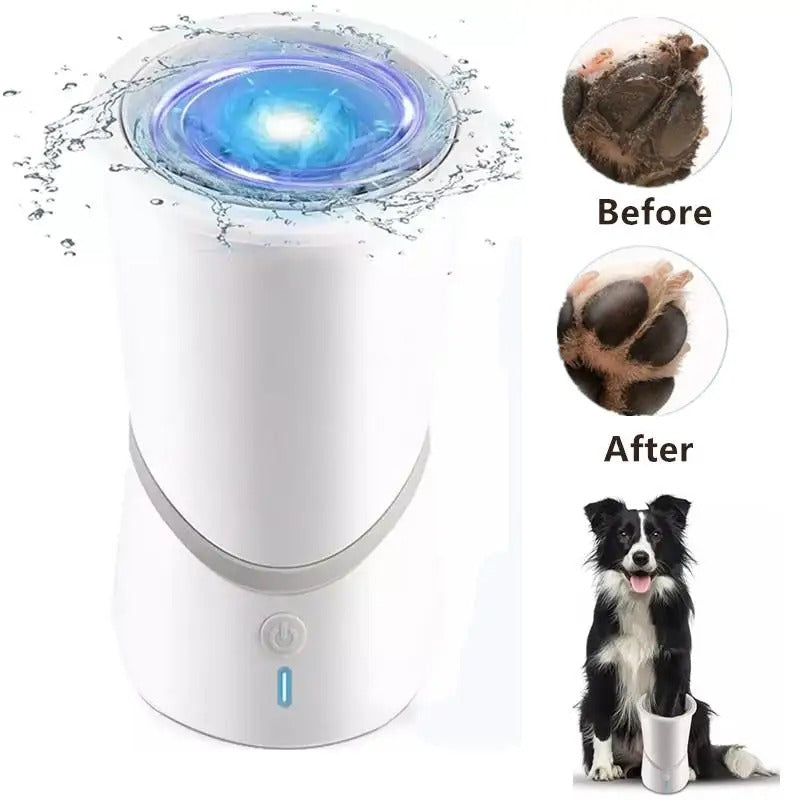 Automatic Paw Washing Mud Buster, Dog Cat Grooming with Muddy Paws, Portable Dog Foot Pet Paw Washer 275