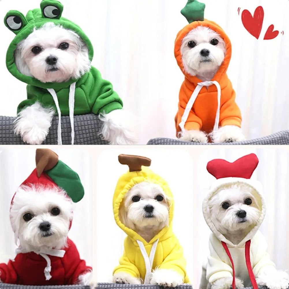 Fruits Hoodie ,Dog Top, Dog Clothing, Dog Fashion, Dog Apparel 402