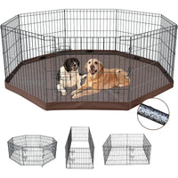 Thumbnail for Dog Playpen with durable, Premium Metal Mesh Yard Fence Small Animals Playpen for Puppies 221