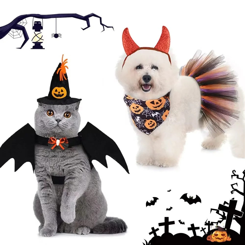 Halloween Dog Clothes, Pet Atmosphere Costume Accessories, Set Hallowe Puppipop Halloween Dog Clothes, Pet Atmosphere Costume Accessories, Set Hallowe Puppipop