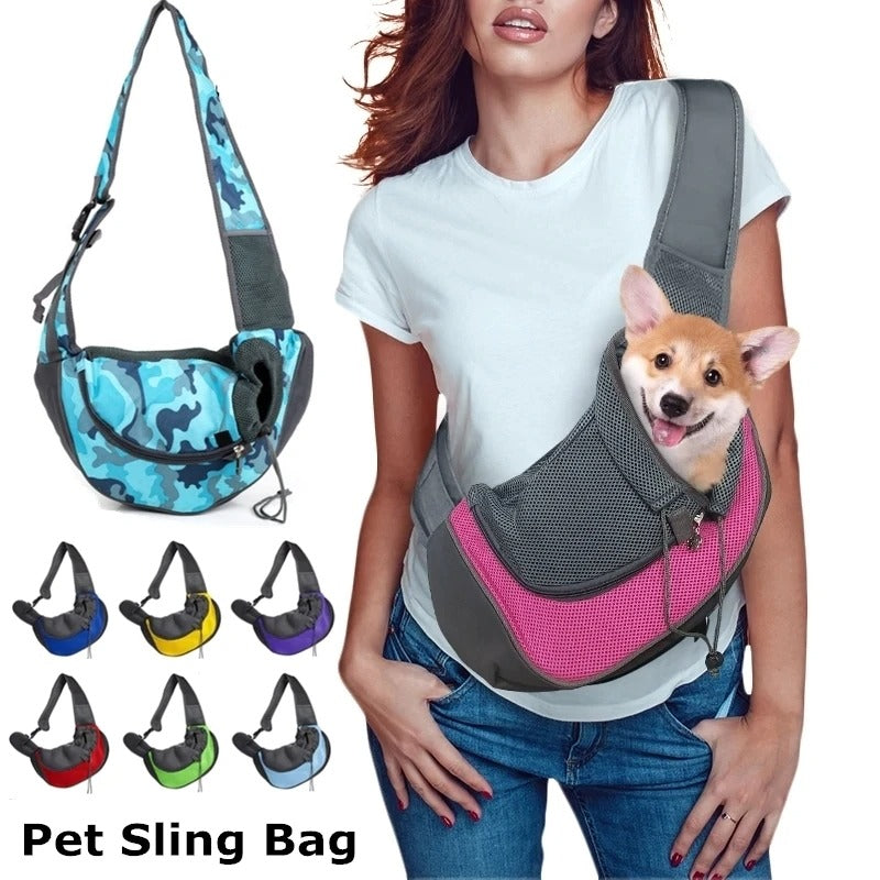 Pet Sling, Dog Sling Carrier, Cat Carrier, Puppy Sling, Pet travel bag, Dog walking bag, Outdoor - Travel Dog Cat Shoulder Bag, Tote Pouch 10