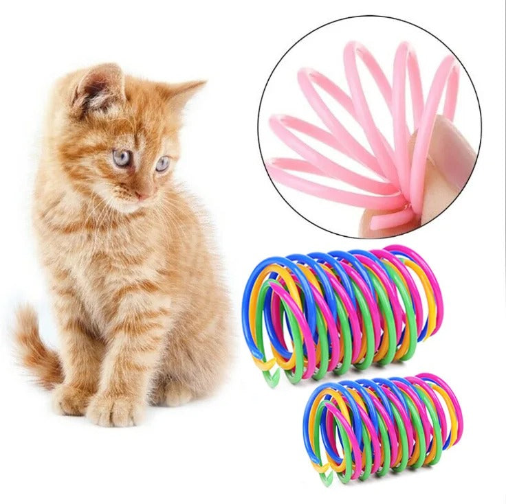 20 Pcs Interactive Cat Toys Springs, Kitten Toys, Spiral Cat Toys 49