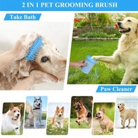 Thumbnail for 2 in 1 Portable Paw Washing Mud Buster, Soft Silicone Dog Foot Washer, Dog Cat Grooming with Muddy Paws, Portable Dog Foot Pet Paw Washer 270