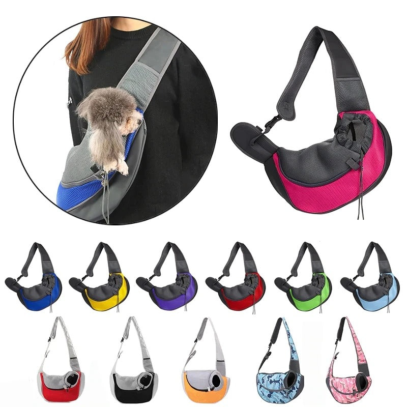 Pet Sling, Dog Sling Carrier, Cat Carrier, Puppy Sling, Pet travel bag, Dog walking bag, Outdoor - Travel Dog Cat Shoulder Bag, Tote Pouch 10