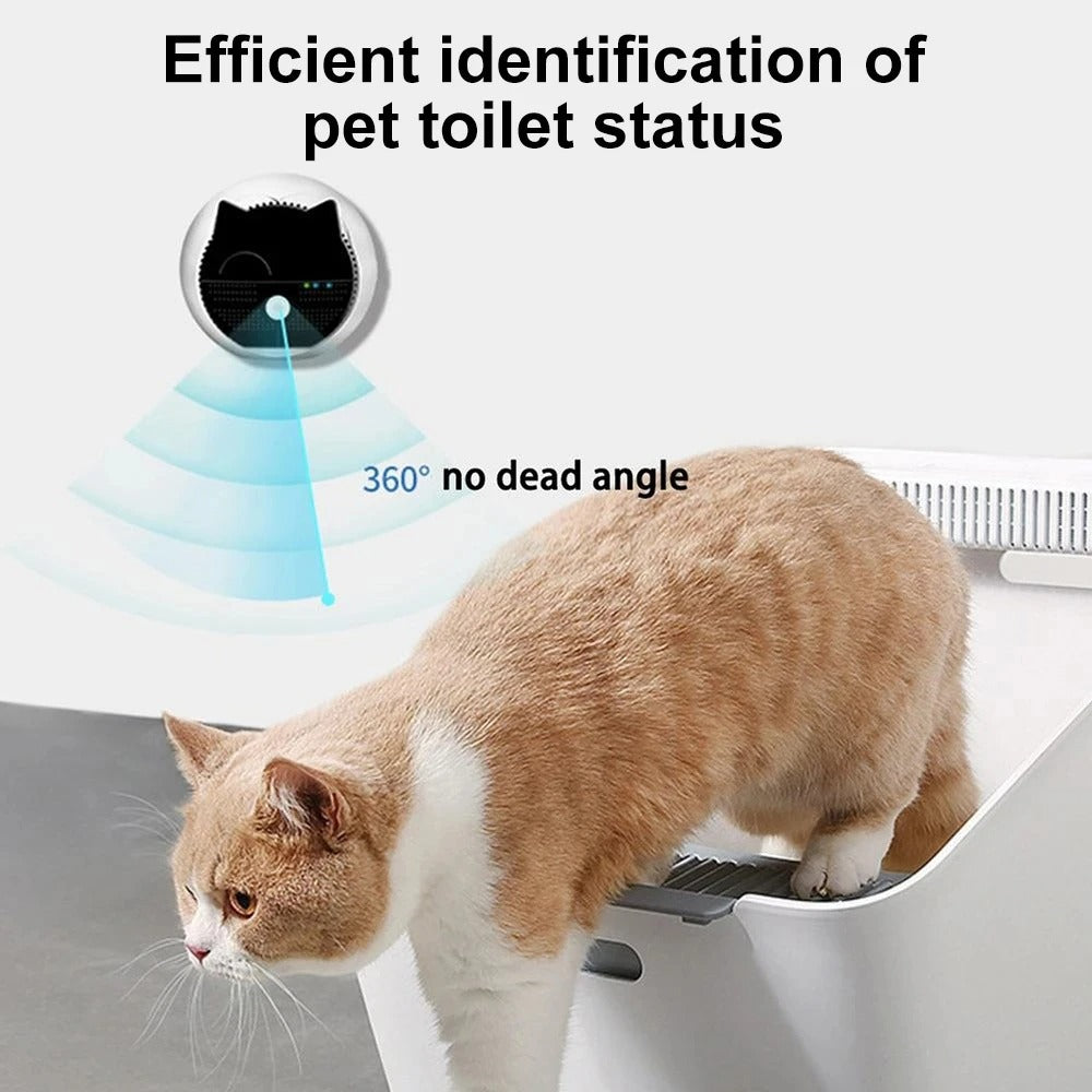 Pet Smart Deodorizer Bathroom, Cleaning Tool Cat Dog, Litter Box Dual-effect, Deodorization USB Rechargeable Odor Purifier Supplies 256