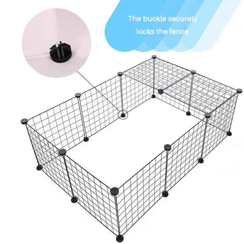 DIY Small Animals Cage with Door, Dog Playpens, Pet fence heavy duty 226