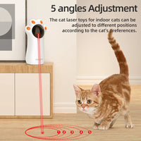 Thumbnail for Cat Laser Toy, Automatic Cat Laser Toys Smart, Interactive Teasing Pets, LED Laser Indoor Toy Handheld Cat, Toy Accessories for Dogs Kitten 304