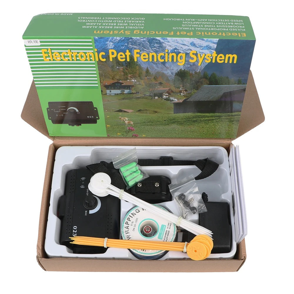 Electric Dog Fence, Electronic Pet Fence System, Containment Sound Shocked Collar, Pet Accessories, Waterproof Dog Training Collar 236