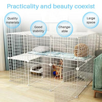 Thumbnail for DIY Small Animals Cage with Door, Dog Playpens, Pet fence heavy duty 226