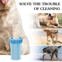 Thumbnail for 2 in 1 Portable Paw Washing Mud Buster, Soft Silicone Dog Foot Washer, Dog Cat Grooming with Muddy Paws, Portable Dog Foot Pet Paw Washer 270