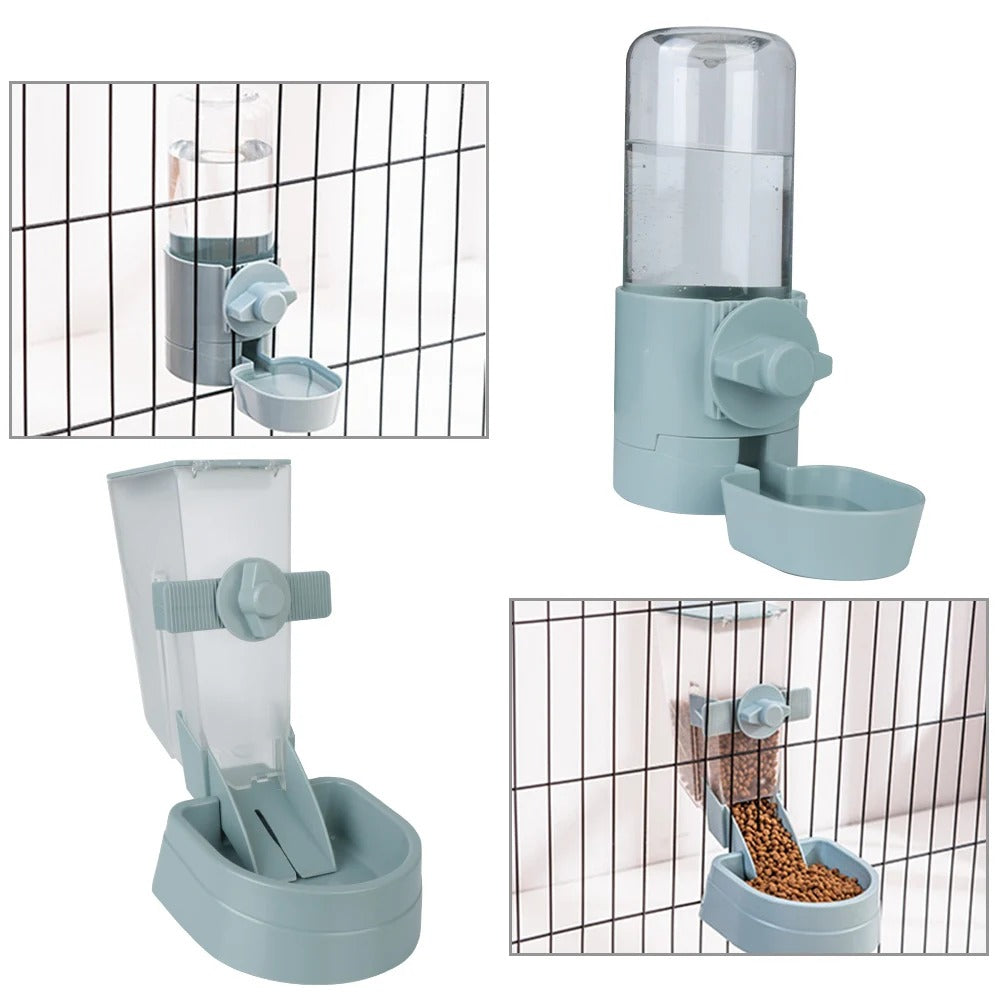 Automatic Pet Bowls, Cage Hanging, Feeder Pet Water, Bottle Food Container Dispenser, Bowl for Puppy Cat, Pet Feeding Product 284