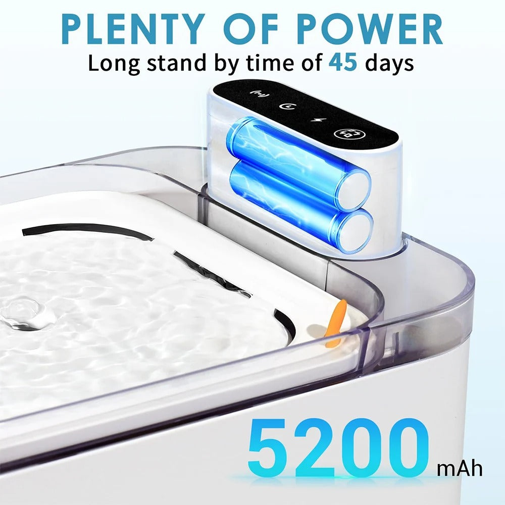 Pet Water Automatic Fountain Dispenser with Smart Pump for Cats, Dogs, Multiple Pets - 3L 122