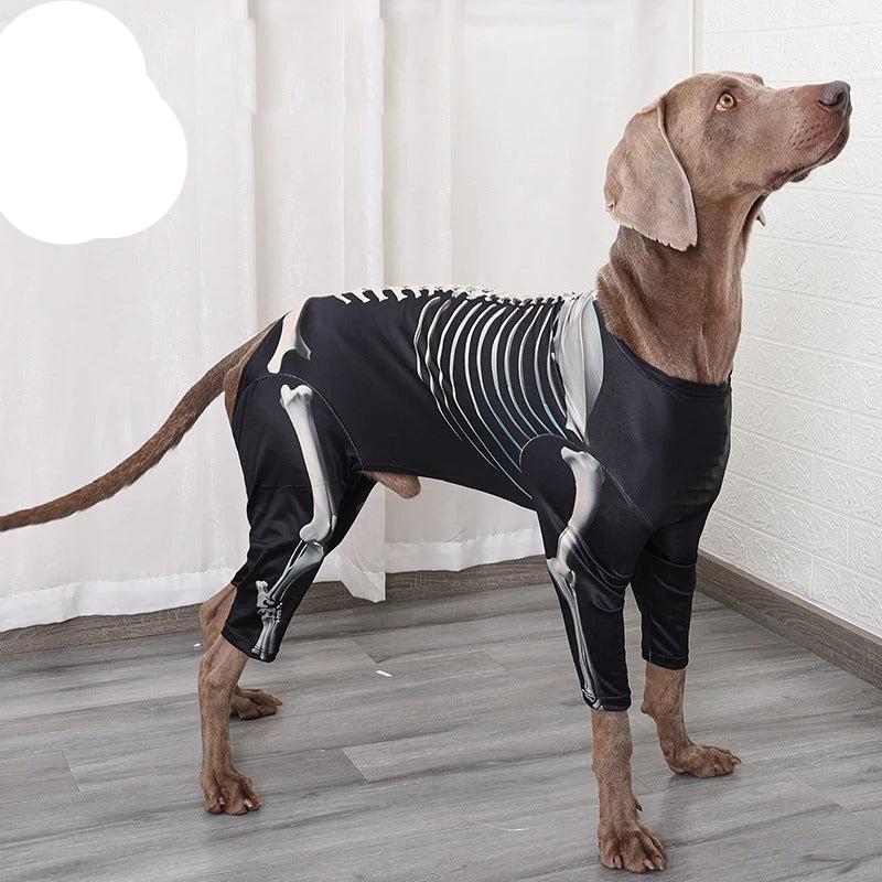 Skeleton Dog Costume Hoodie Halloween Costume Dog Skeleton Dog Lon Puppipop