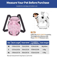 Thumbnail for 2 Pcs Dog Backpack, Puppy Sling, Cat Carrier, Cat Backpack, Pet travel 14