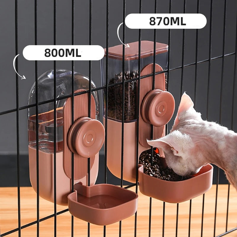 Automatic Pet Bowls, Cage Hanging, Feeder Pet Water, Bottle Food Container Dispenser, Bowl for Puppy Cat, Pet Feeding Product 291